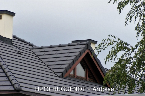 Dachówka ceramiczna HP 10 Huguenot - Ardoise | Edilians-Zamarat