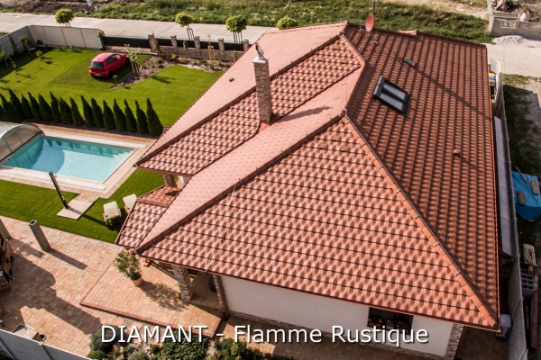 Dachówka ceramiczna Diamant - Flamme Rustique | Edilians - Zamarat