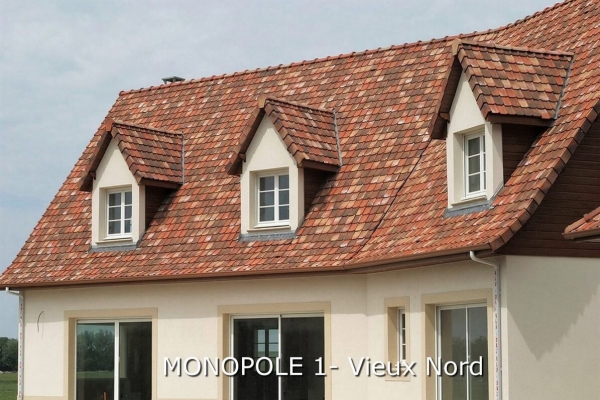 Dachówka ceramiczna MONOPOLE 1 - Vieux Nord | Edilians-Zamarat