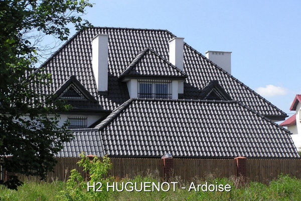 Dachówka ceramiczna H2 Huguenot - Ardoise | Edilians-Zamarat