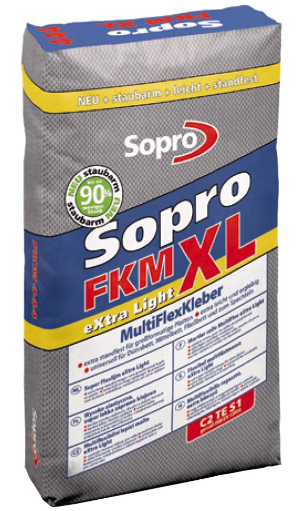 Sopro - FKM XL (444) Wysokoel., super lekka zaprawa klejowa