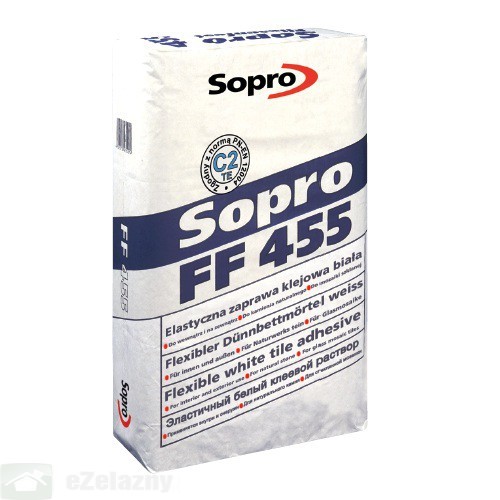 Sopro - FF 455 Elastyczna zaprawa klejowa biała